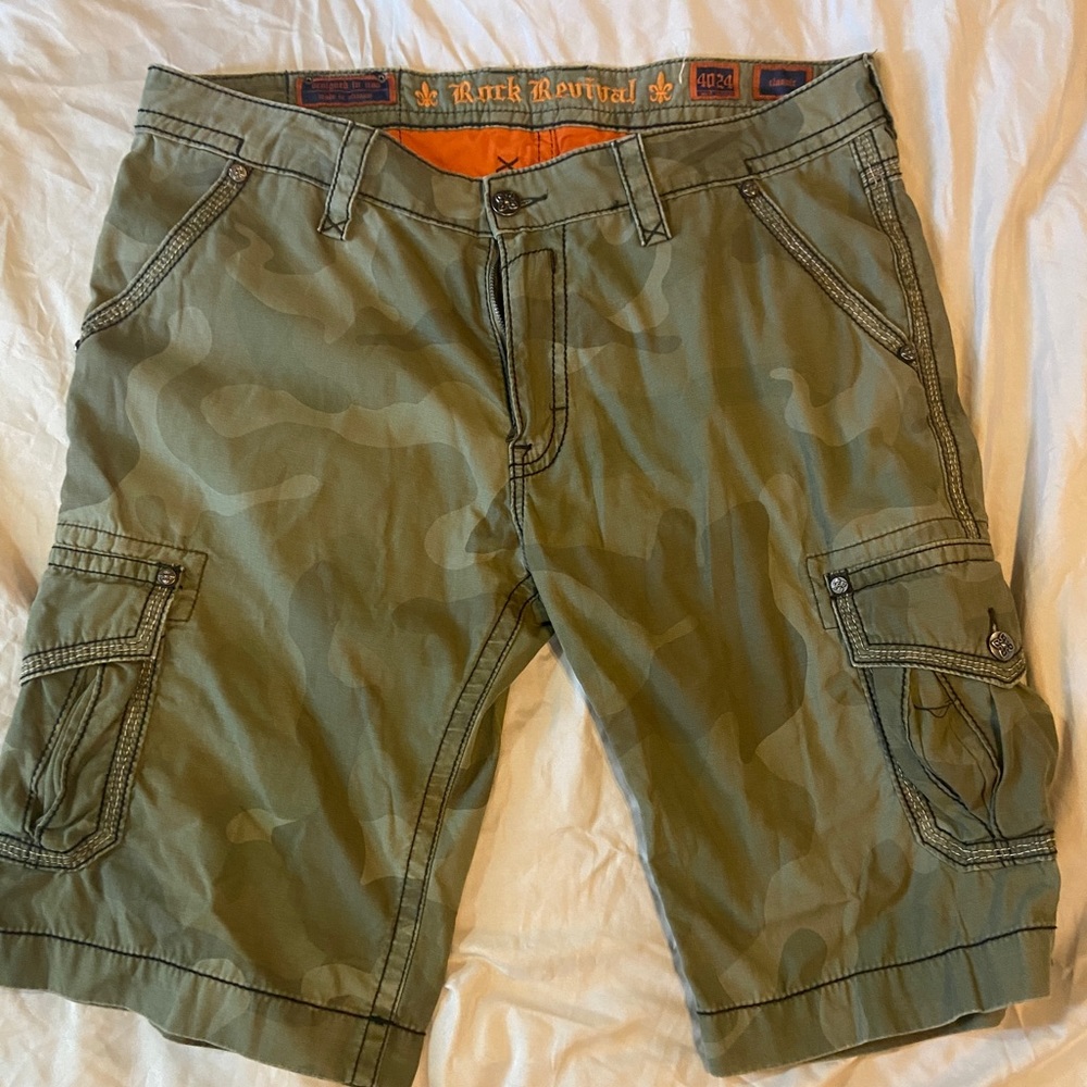 Mens Rock Revival Shorts